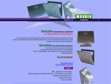 Tablet Screenshot of maxden.com.sg